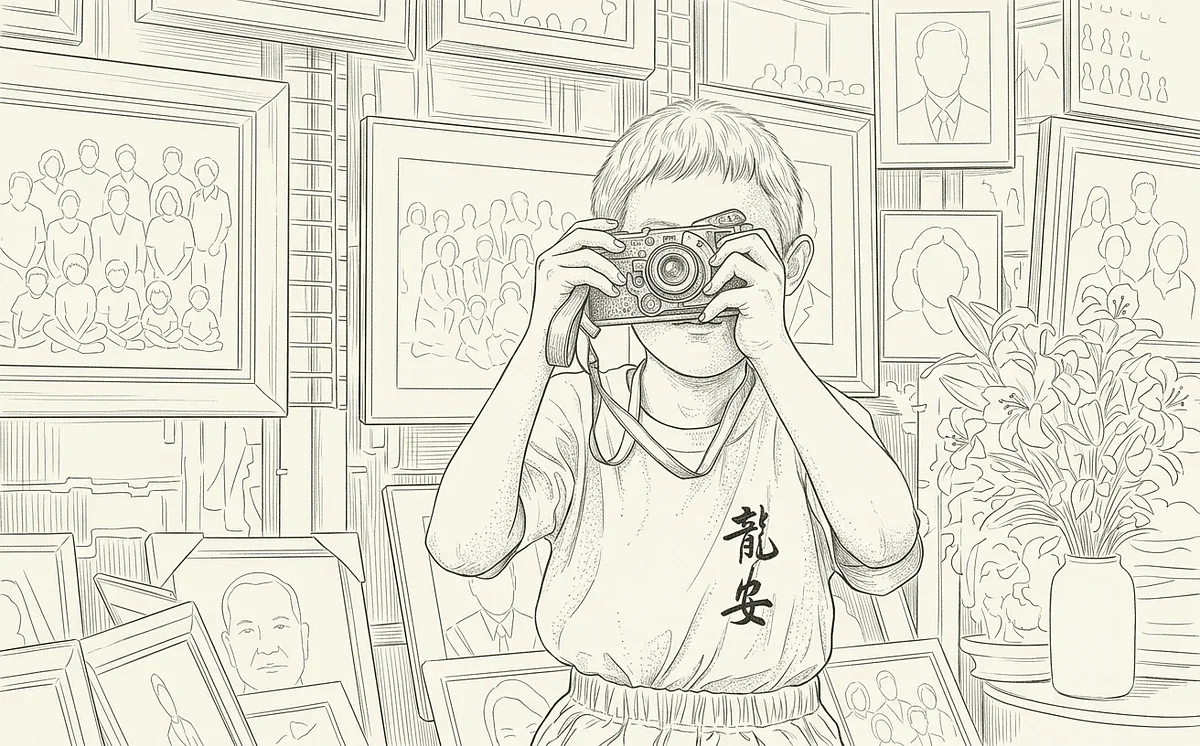 你自己看不到，我拍給你看看