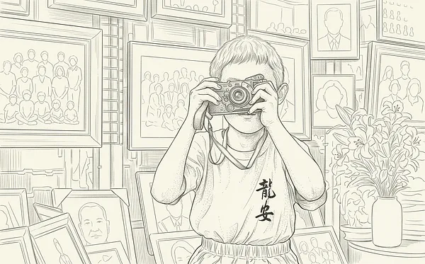 你自己看不到，我拍給你看看